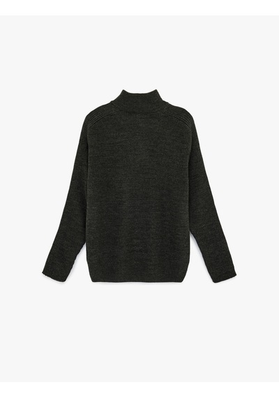 Koton Regular Fit Uzun Kollu Yaka Detaylı Yarım Fermuarlı Triko Kazak Antrasit 6wam70075ht Koton Regular Fit Uzun Kollu Yaka Detaylı Yarım Fermuarlı Triko Kazak Antrasit 6wam70075ht