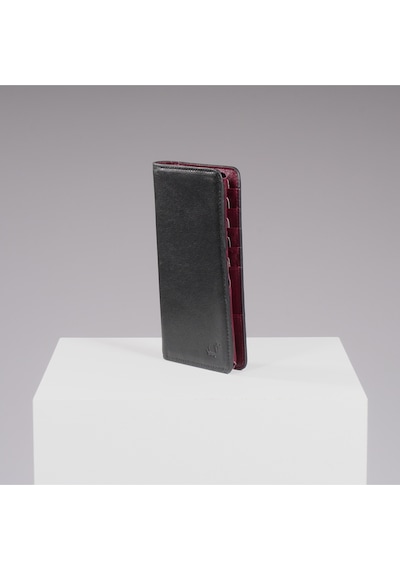 Deerderi Hypnos Hakiki Deri Telefon Bölmeli Portföy Cüzdan Bordo