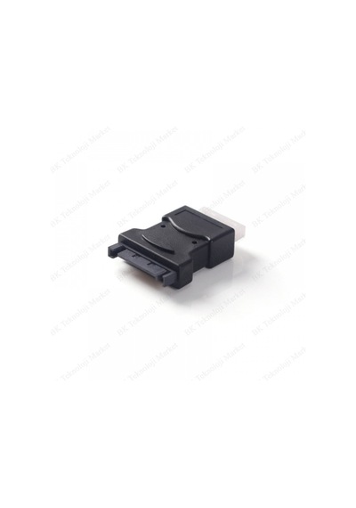 BK Teknoloji 4 Pin Molex Pc Ide Dişi To 15 Pin Sata Erkek Güç Adaptörü