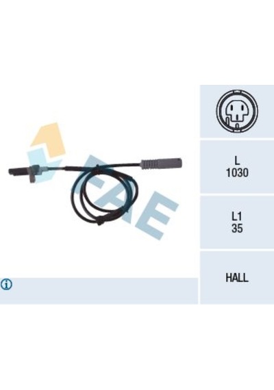 FAE 78043 SENSÖR ABS E-38 ARKA 98-KADAR