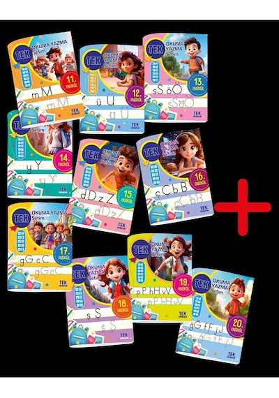Meb Uyumlu Tek Okuma Yazma Setim 31 Kitap Bol Etkinlikli Set Anetil