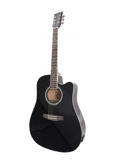Almira F650n-bkc Elektro Akustik Gitar - Siyah Başlangıç/orta -