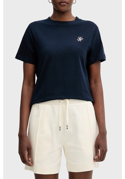 Tommy Hilfiger Logolu Regular Fit Bisiklet Yaka T Shirt Kadın T Shirt Ww0ww49941 C1g Lacivert Tommy Hilfiger Logolu Regular Fit Bisiklet Yaka T Shirt Kadın T Shirt Ww0ww49941 C1g Lacivert