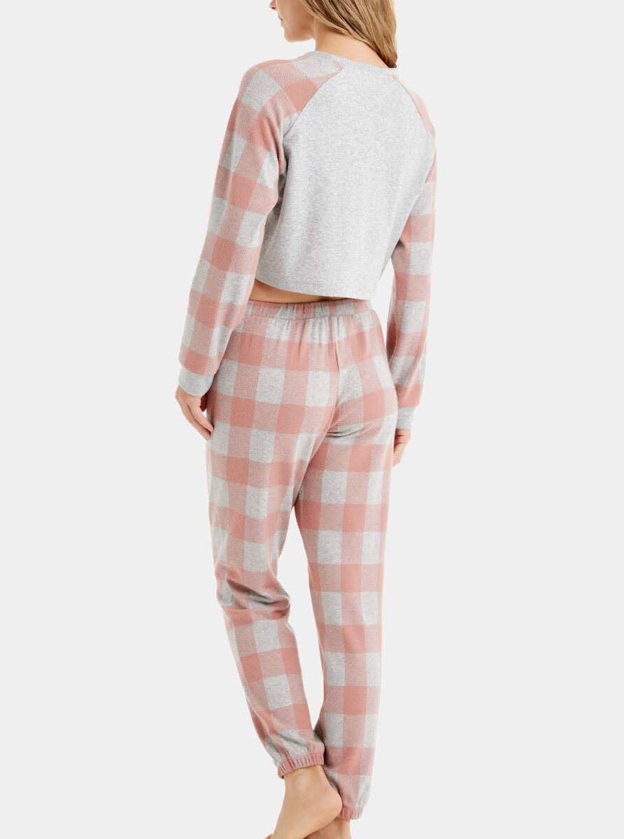 Blackspade Kadın Pijama Takımı 60492 - Gri Melanj