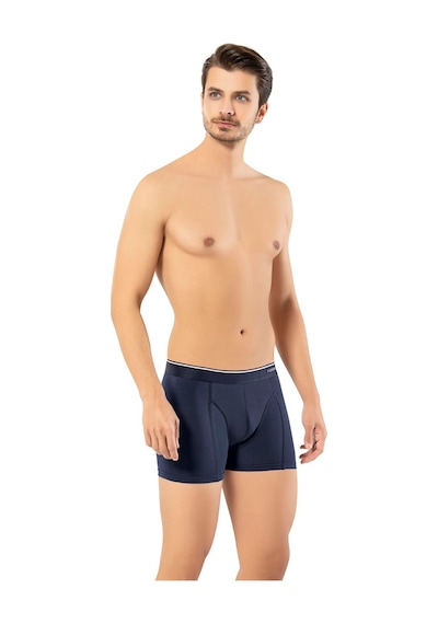 Erdem Lacivert Pamuk Elastan Klasik Boxer 1445 Lacivert