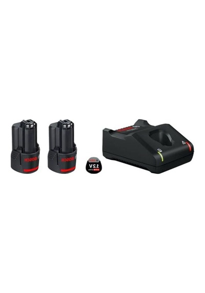 12 Volt Akü Şarj Cihazı Seti, 2 X 2,0 Ah Li-ıon Akü İle