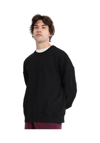 Sportive Ault Oversize Erkek Siyah Günlük Stil Sweatshirt 25ke1009-syh 1776145 SiYAH