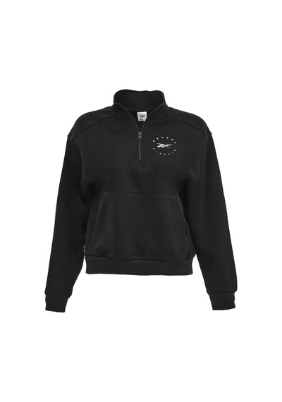Reebok Q3 Ide Ft Mıdlayer Siyah Kadın Sweatshirt 000000000102264197 Siyah-sıyah