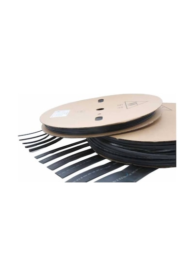 20 Mm Woer Isı Ile Daralan Siyah Makaron (100 Metre Rulo)