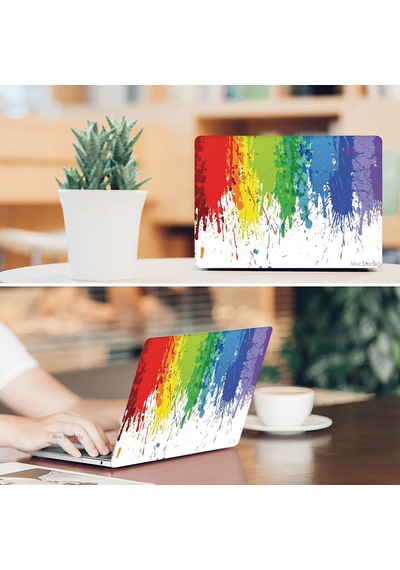 Apple Uyumlu MacBook Pro Kılıf 13 İnç Paint01nl Eski Hdmı'lı Model 2012-2015 A1425 A1502 İle Beyaz