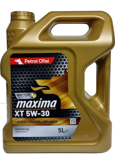 Petrol Ofisi Maxima XT 5W-30 Sentetik Motor Yağı 2 x 5 L