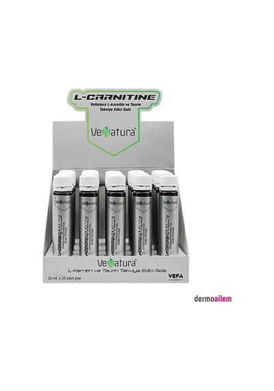 Venatura L-karnitin Ve Taurin 25 Ml X 20 Şise
