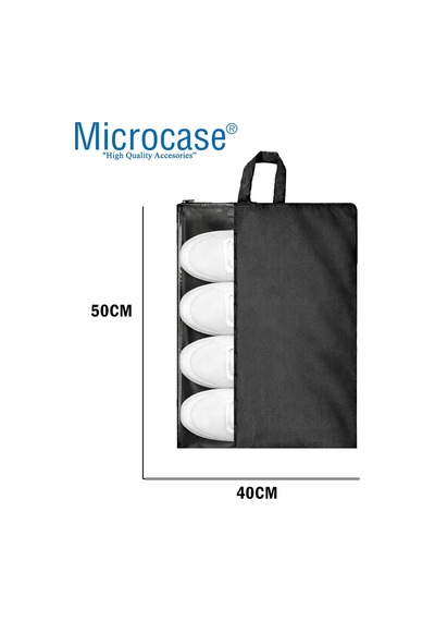 Çok Amaçlı Şeffaf Pencereli Ayakkabı Düzenleyici Seyahat Çantası Hurç 50x40 Cm 15 Adet Al5502