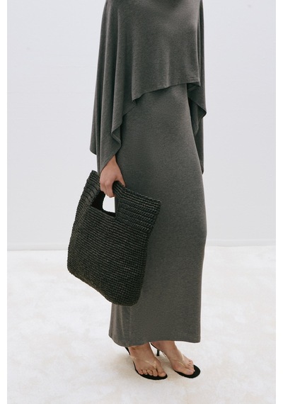 Suud Collection Füme Rae Askılı Basic Elbise