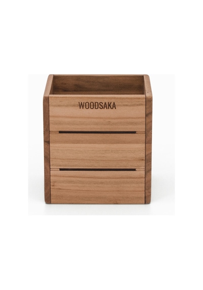 Woodsaka 3line Ahşap Kalem Kutusu - Kiraz