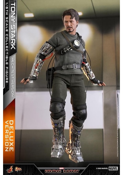 Hot Toys Tony Stark Mech Test Deluxe Version Sixth Scale Figure - 906793 - Mms582 - Marvel Comics / Iron Man