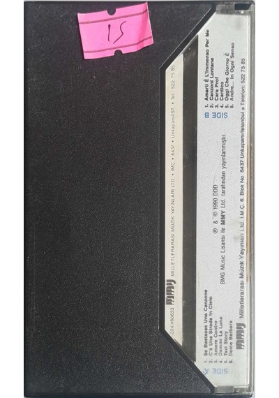 Plak Değildir Kaset Tir Eros Romazzotti İn Ogni Senso Kaset