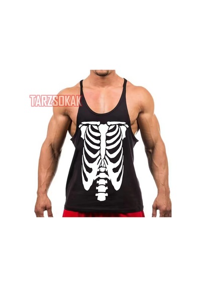 Tarzsokak Gym Tank Top Fitness Sporcu Atleti Gym46 Siyah