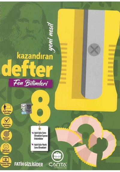 Çanta Yayıncılık 8 Sınıf Fen Bilimleri Okula Yardımcı Kazandıran Defter 2024