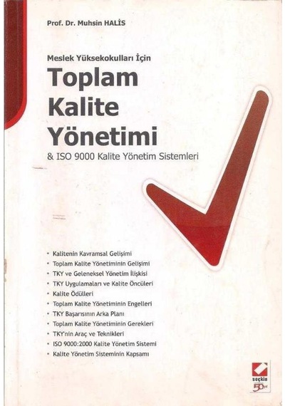 Meslek Yüksekokulları İçin Toplam Kalite Yönetimi Iso 9000 Kalite Yönetim Sistemleri