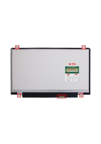 Notebook Ekran, Panel, 30pin Non-touch Hd - Hp Pavilion 14-am009nt Muadili İle Uyumlu