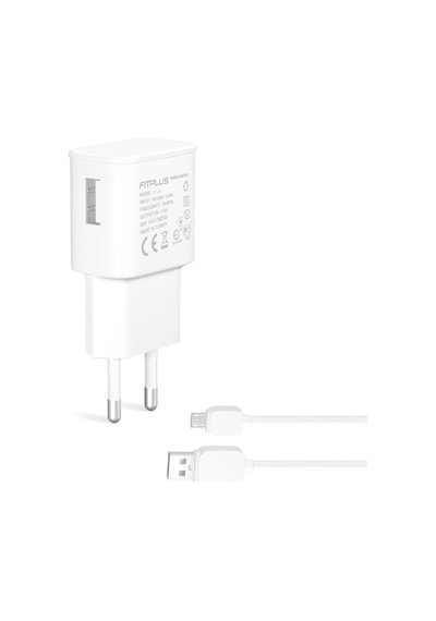 Fitplus Bianca FT-201M 2.4A Micro Usb Kablo Şarj Aleti Fitplus Bianca FT-201M 2.4A Micro Usb Kablo Şarj Aleti
