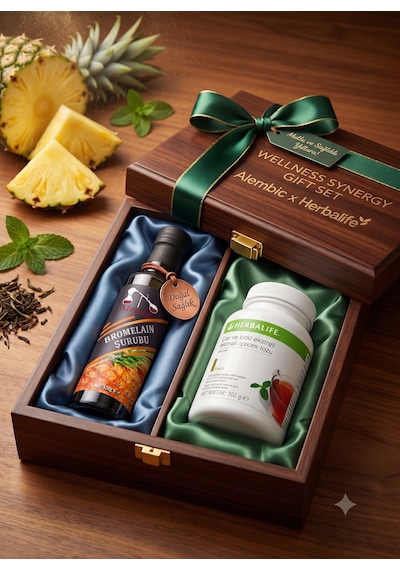 Klasik Aromalı 102 Gr Büyük Çay Alembic Bromelain Hediyeli
