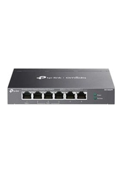 Omada Tp-link Ds106gpp 4 Port 10-100-1000 Poe+ Switch 2 Port Uplink Çelik Kasa Rack Mount