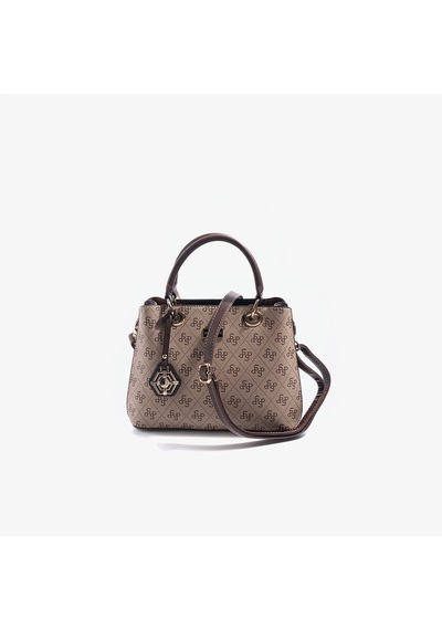 Kadın Silver & Polo Sp1272-m178 Sılver Polo El Çantası Koyu Bej-kahve kahverengi