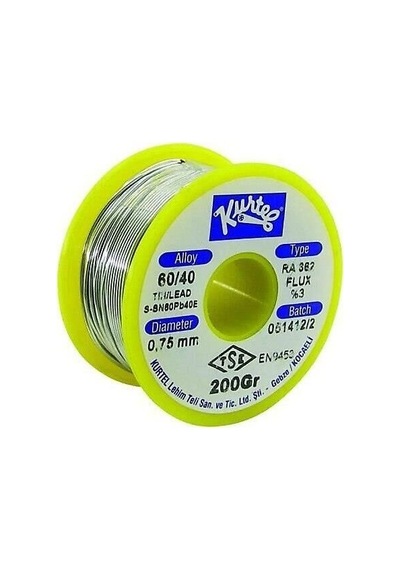 Kurtel200gr075 Kurtel Lehim Teli 200 Gr 0,75 Mm 60/40