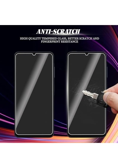 Galaxy A06 Privacy Hayalet Ekran Koruyucu 2 Adet - 9h Temperli Cam, Yan Görünme Engelleyici, Tam Kaplama