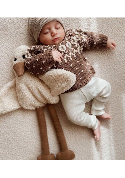 Çocuk Bebek Uyku Arkadaşı Duffy Ördek- Peluş Ördek, Uzun Bacak Kuş
