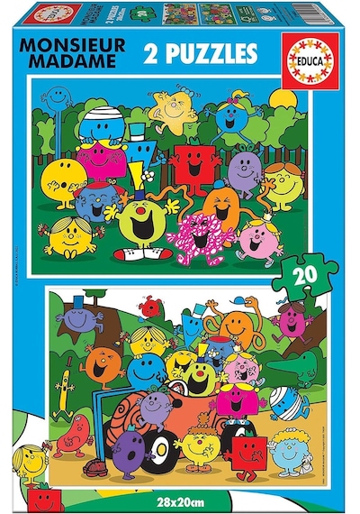 Educa 2x20 Parça Kız Ve Erkek Çocuk Bay Ve Bayan Puzzle - 19401 1 Adet