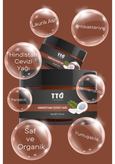 Tto Hindistan Cevizi Yağı 50Ml