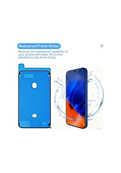 Apple iPhone Uyumlu 15 Pro A Kalite Ön Lcd Ekran Dokunmatik Sıvı Bandı Kırılmaz Tamir Seti Set