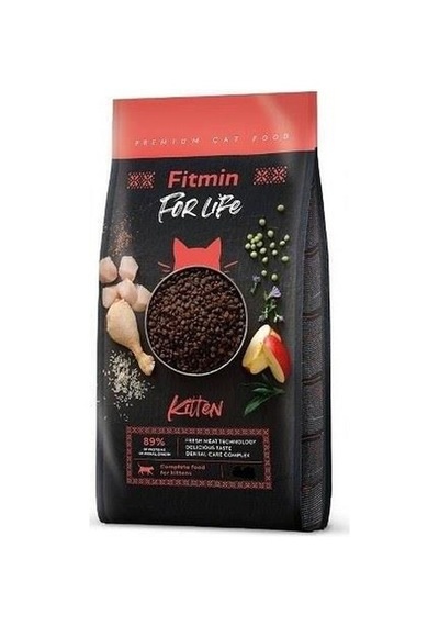 Fitmin Forlife Kitten Tavuklu Yavru Kedi Maması 1800 G