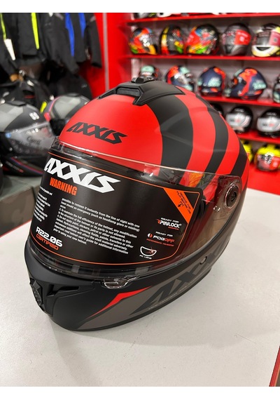 Axxıs Draken S Premıer B5 Matt Red Xxl Kırmızı