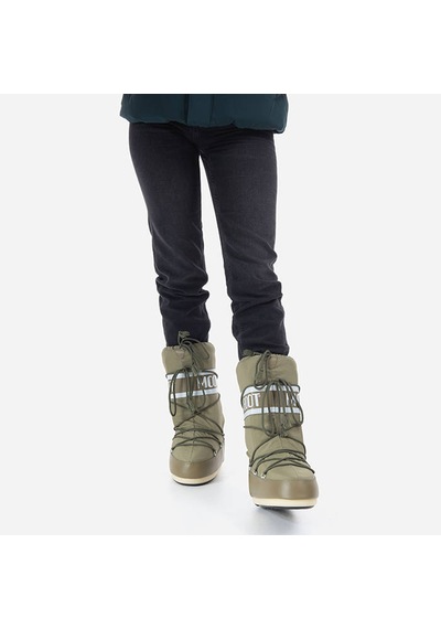 Moon Boot Mb Icon Nylon Kadın Kar Botu Haki