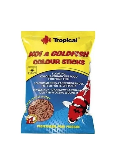Tropical Koi&goldfish Colour Sticks Koi Balığı Yemi 90 Gr