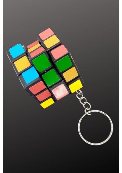 Zeka Küpü Sihirli Rubik Küp Anahtarlık