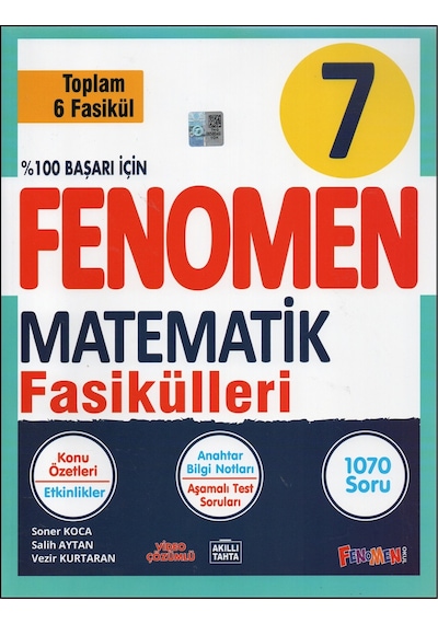 Fenomen 7. Sınıf Matematik Fasikülleri 6 Fasikül