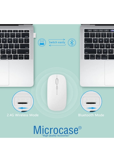 Microcase AL2675 Kablosuz Bluetooth Çift Modlu Mouse