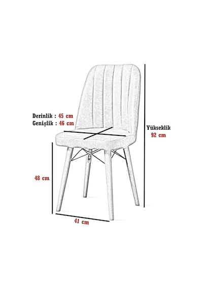 Mutfak Masası Takımı / 6 Kişilik Açılır Masa Sandalye Takımı / Yemek Masası / Masa Takımı - Antrasit Çok Renkli Mutfak Masası Takımı / 6 Kişilik Açılır Masa Sandalye Takımı / Yemek Masası / Masa Takımı - Antrasit Çok Renkli