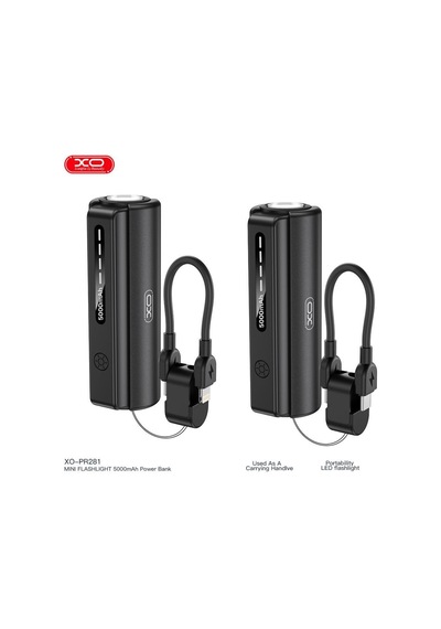 Premium Pr281 5000 Mah Powerbank Şarj Aleti Pr281 İp Telefon Pili Akıllı Güç Seyahat Bataryası Çok Renkli