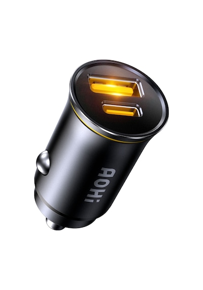 Aohi Superauto Araç İçi Şarjı, 2 Portlu Pd 65w Type-c Ve Usb-a Girişli, Usb, Hızlı Şarj Çakmaklık Ad