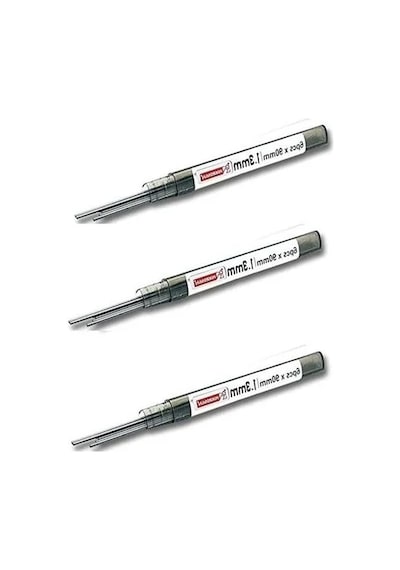 1.3mm Kalınlığında Siyah Kalem Ucu, 2b, 3 Adet Set