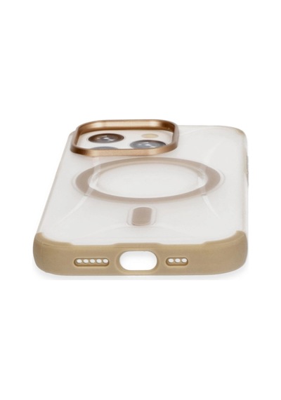 Joko Apple İphone 15 Pro Hilton Magsafe Kapak - Gold 0.2M-Çok Renkli