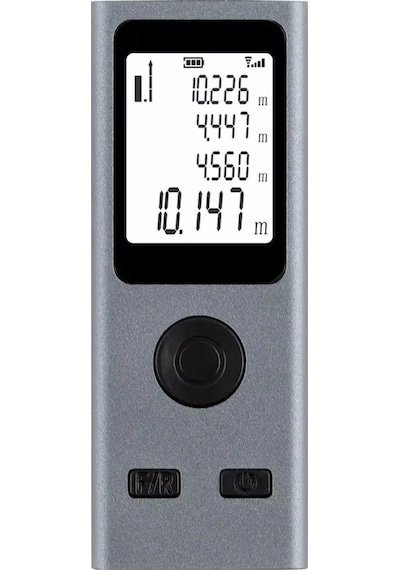 Shopytech Mini Usb Şarjlı Lazer Metre 50 M Dijital Mesafe Ölçer Alan/hacim Hesabı Pisagor Sürekli Öl 1 Adet