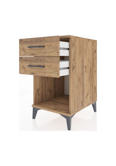 Kronos Komodin 2 Çekmeceli 44x59x80 Çam-çam Çam