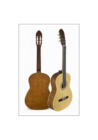 Victor Klasik Gitar Seti Naturel Renk Mat Cila